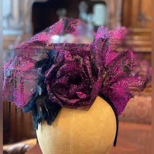 Halloween Fascinator. Hand crafted, fun party hat.